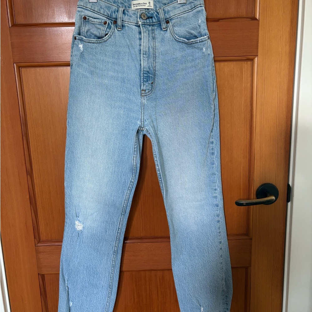 Abercrombie & Fitch Classic Blue Women's Jeans Ultra High Rise Kick Flare
